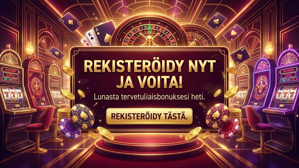Rekisteröidy bonuksella